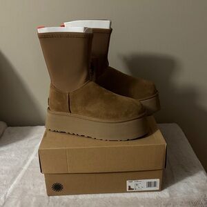UGG Tan Platform Boots